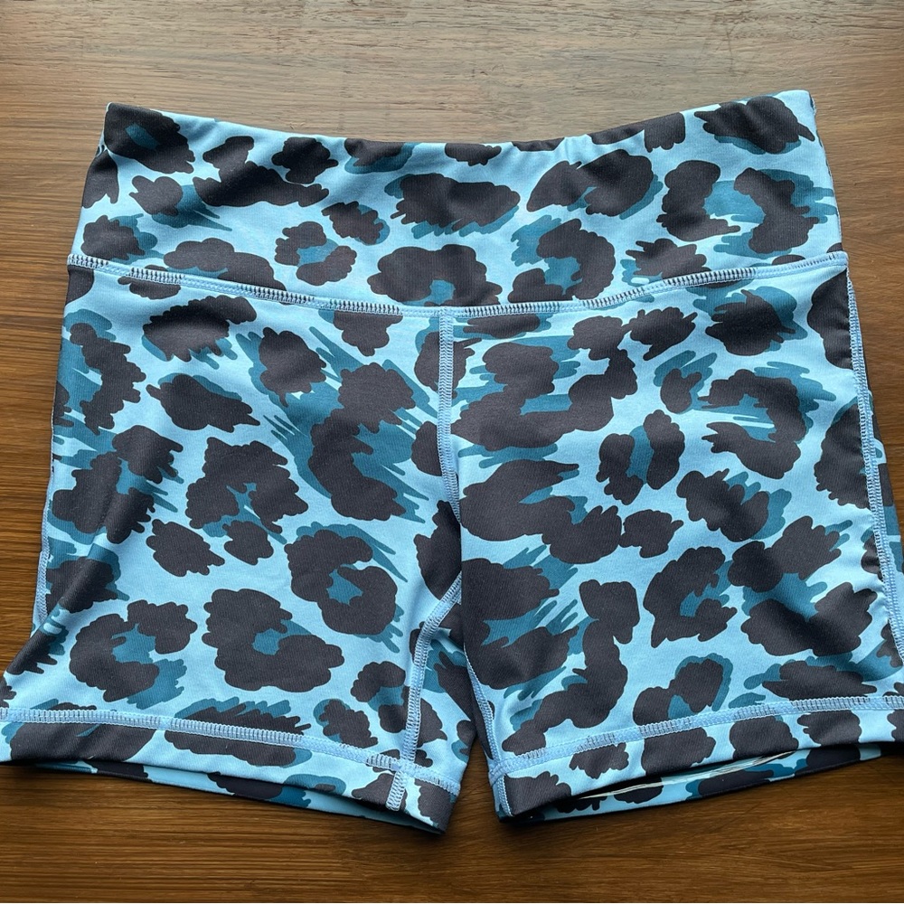 Blue Camo Women's Athletic Shorts